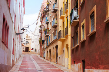 Fototapeta na wymiar ulica Europejskiego miasta. Tarragona