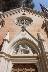 Fototapeta na wymiar Madonna della Corona Sanctuary (Spiazzi, Monte Baldo, Verona)