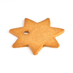 Christmas decoration: star shaped gingerbread