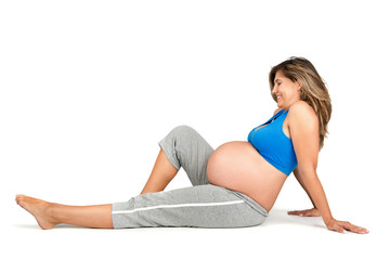 Obraz premium Pregnancy workout