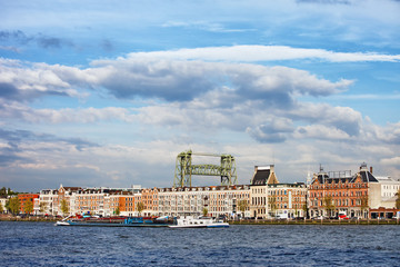 Fototapeta premium Rotterdam Houses River View
