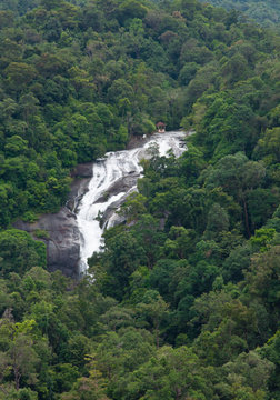 The Telaga Tujuh (Seven Wells) waterfall  at Langkawi