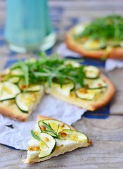 pizza with zuchinni