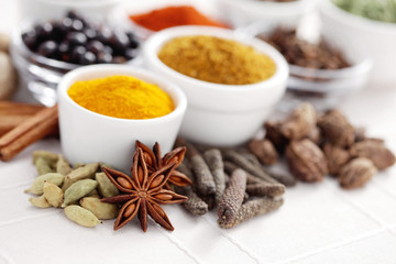 lots of spices