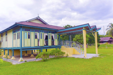 Fototapeta na wymiar malay traditional house