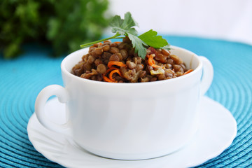 Lentil porridge