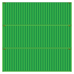 vector popular cargo green container shipping freight isolated t
