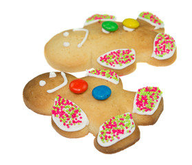 Isolated Gingerbread People