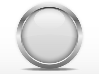 Blank grey button