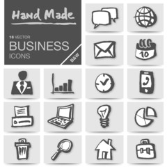 Business handmade icons
