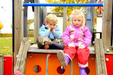 children on a play ground