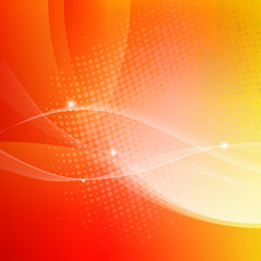 背景（オレンジ・ドット）