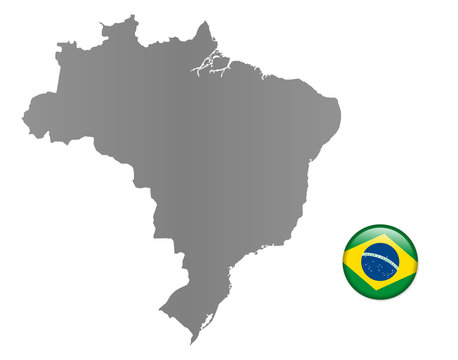 Brasilien-Landkarte