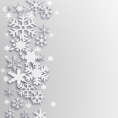 Christmas snowflakes - 57673349