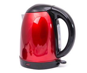 red teapot isolated