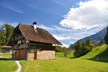 Traditional Swiss country house