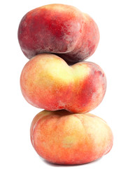 flat peach on a white background