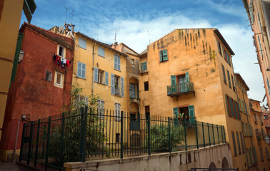 Nice - Architecture of city of Nice in the old town
