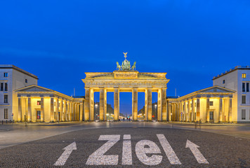 Naklejka premium Ziel