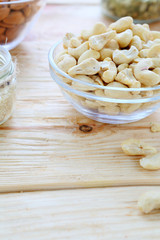 cashew nuts in a bowl