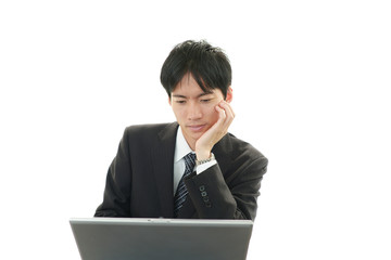 疲れたビジネスマン