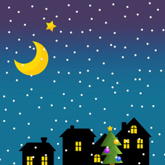 Obraz na płótnie Canvas The christmas background - winter