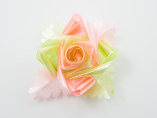 Beautiful gift bows with ribbons