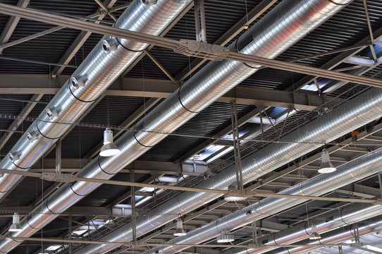Industrial tube ventilation, air-conditioning