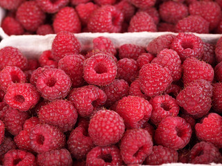 Raspberries - the forest fruits