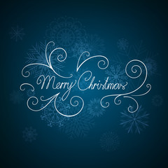 Vector Illustration of an Abstract Christmas Background