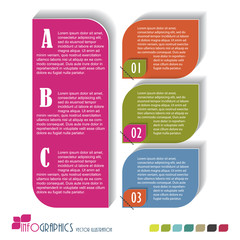 Modern Design template. Seven color included