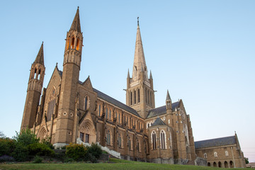 Fototapeta na wymiar Sacred Heart Cathedral in Bendigo