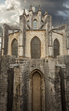 rear view of Catedral de Gerona. Girona. Spain.