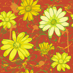 Calendula Pattern.