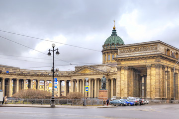 Fototapeta premium Kazan Cathedral. HDR