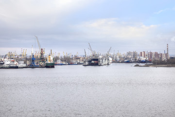 Port of city Saint Petersburg