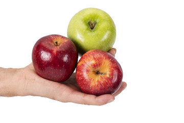 hand with fruit