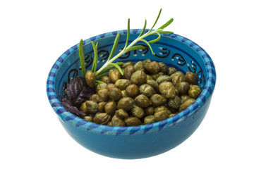 Capers in the bowl