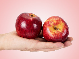 hand with fruit