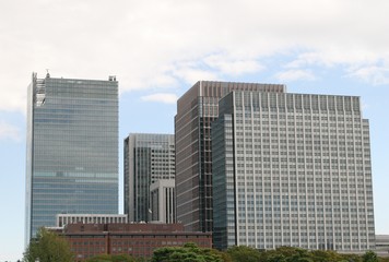 Obraz na płótnie Canvas Tokyo office building