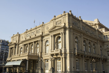 Fototapeta na wymiar Colon Theatre w Buenos Aires, Argentyna.