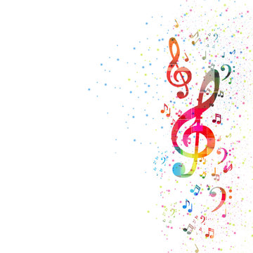 music note background, easy editable