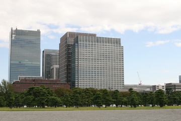 Obraz premium Tokyo office building