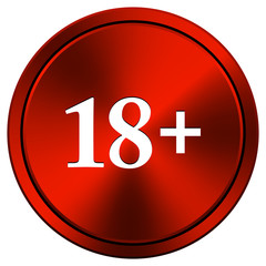 Obraz premium 18 plus icon