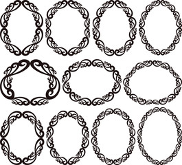 vintage frames - design elements