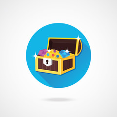 Vector Treasure Chest Icon