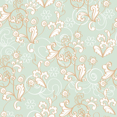 vector seamless floral pattern