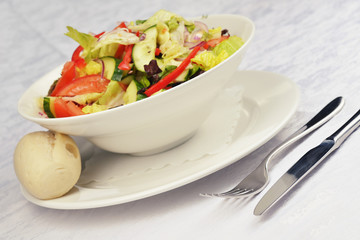 salad of fresh vegetable