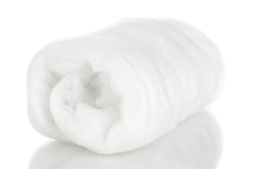 Wadding isolated on white