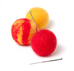 Felt balls